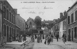 PORT-à-BINSON - Rue De La Fontaine - " Au Bon Moka " Epicerie-Mercerie - Belle Animation - Autres & Non Classés