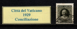 1929: Conciliazione Lire 10 Usato - Used Stamps