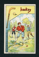 CHROMO   IMAGE  Les  Sports  Modernes   Courbe-Rouzet  Parfait état Jamais Collé  11x7 Cm  Hockey - Autres & Non Classés