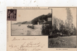 MALBUISSON LA PECHE AU MOULIN-DU-BAS + LES BOIS A SAINT-POINT ( CARTE PRECURSEUR ) - Altri & Non Classificati