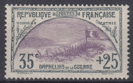 TIMBRE FRANCE TB ORPHELIN N° 152 NEUF * GOMME AVEC CHARNIERE - COTE 200 € - Neufs