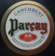 Etiquette Camembert - Le Parçay - Laiterie Coopérative De Parcay-sur-Vienne 37 Touraine Export - Indre&Loire  A Voir ! - Quesos