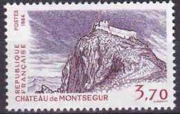 Frankreich, 1984, Mi.Nr. 2461, MNH **,  Tourisme : Ruines De La Forteresse De Montségur - Unused Stamps