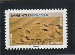 FRANCE 2021 Y&T 1956  Lettre Verte Empreintes - Usati