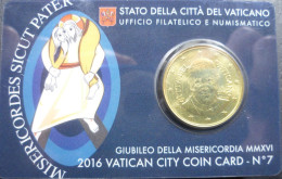 Vaticano - 50 Centesimi 2016 - Coincard N. 7 - KM# 460 - Vaticano