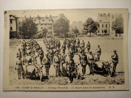 Camp De MAILLY - Groupe Motorisé - Le Départ Pour Les Manoeuvres - Mailly-le-Camp