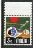 MALTA - 1973  3c  DEFINITIVE  MINT NH - Malte