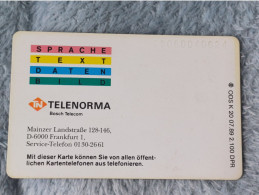 GERMANY-1204 - K 0020 - Telenorma 4 - 2.100ex. - K-Series : Série Clients