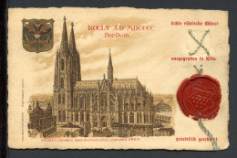 AK Köln 1900 Kölner Dom, Ohne Münze (PK0850 - Altri & Non Classificati
