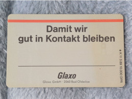 GERMANY-1205 - K 0011 - Glaxo GmbH 1 – Dermoxin 1 - 10.000ex. - K-Reeksen : Reeks Klanten