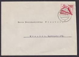 Berlin Deutsches Reich Brief München Einzelfrankatur Olympia Sport Wintersport - Covers & Documents