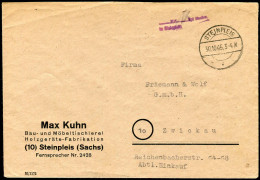 SBZ - Ostsachsen, 1945, Brief - Andere & Zonder Classificatie