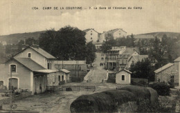 CAMP DE LA COURTINE LA GARE ET L'AVENUE DU CAMP - La Courtine