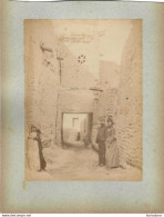 ALGERIE FIN 19e  SIECLE  PHOTO ORIGINALE SUR CARTON FORMAT DE LA PHOTO 17X12CM R1 - Anciennes (Av. 1900)