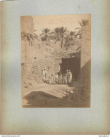 ALGERIE FIN 19e  SIECLE  PHOTO ORIGINALE SUR CARTON FORMAT DE LA PHOTO 17X12CM R2 - Alte (vor 1900)