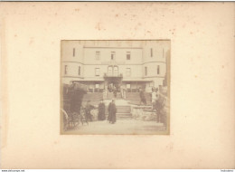 ECOSSE HOTEL DES TROSSACHS PHOTO ORIGINALE DE 8.50X7 CM COLLEE SUR CARTON 18X13CM - Anciennes (Av. 1900)