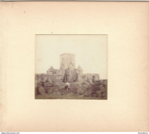 ILE D'IONA LA CATHEDRALE   FIN 19em PHOTO ORIGINALE 8.50X7CM SUR CARTON DE 18X13CM - Antiche (ante 1900)