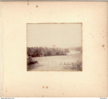 PARC DE BALMORAL FIN 19em PHOTO ORIGINALE 8x7CM COLLEE SUR CARTON DE 18x13cm - Old (before 1900)