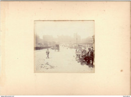 LONDRES  FIN 19em PHOTO ORIGINALE  8.50X7CM COLLEE SUR CARTON DE 18X13CM R1 - Old (before 1900)