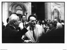 FRANCOIS MITTERAND PRESIDENT DE LA REPUBLIQUE   PHOTO DE PRESSE 24 X 18 CM - Famous People