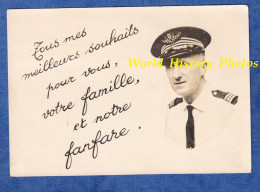 Carte Photo Envoyée Par La Poste - LIGNY En BARROIS Ou VELAINES - Portrait Du Chef De Fanfare - 1959 - Meuse - Other & Unclassified