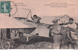 COMPIEGNE AERODROME DE CORBEAULIEU LEGAGNEUX PREND SON VOL  14 AVRIL 1911 - Piloten
