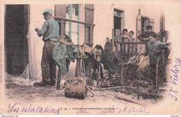 BERCK PLAGE - Pêcheur Raccommodant Ses Filets 1902 - Pesca