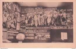 JEUNESSE DU MONDE UNIS TOI POUR DEFENDRE LA PAIX  PARIS 1937 PLACE DU TROCADERO - Evenementen