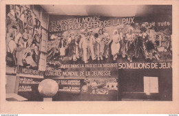 JEUNESSE DU MONDE UNIS TOI POUR DEFENDRE LA PAIX  PARIS 1937 PLACE DU TROCADERO - Evènements