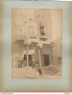 ALGERIE FIN 19e  SIECLE  PHOTO ORIGINALE SUR CARTON FORMAT DE LA PHOTO 17X12CM - Oud (voor 1900)