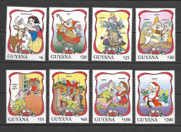 Disney Set Guyana 1996 Snow White MNH - Disney