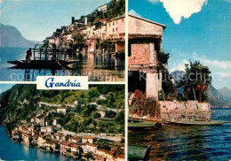 12870349 Gandria TI Fliegeraufnahme Partie Am Lago Di Lugano Gandria - Other & Unclassified