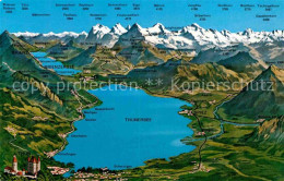 12866599 Thun BE Thunersee Interlaken Brienzersee Thun - Andere & Zonder Classificatie