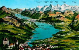 12866597 Thun BE Wetterhorn Monch Jungfrau  Thun - Andere & Zonder Classificatie