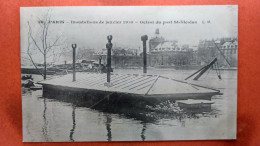 CPA (75) Inondations De Paris.1910. Octroi Du Port St Nicolas. (7A.800) - Paris Flood, 1910