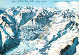 12862239 Oberengadin GR Skigebiete Panoramakarte Oberengadin GR - Otros & Sin Clasificación