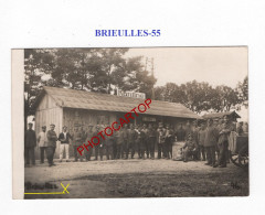 BRIEULLES-55-Cantine Allemande-CARTE PHOTO Allemande-GUERRE 14-18-1 WK-MILITARIA- - Sonstige & Ohne Zuordnung