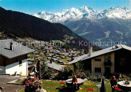 12858909 Verbier Vue Generale En Direction Des Combins Alpes Verbier - Sonstige & Ohne Zuordnung