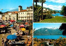 12858389 Locarno Lago Maggiore Marktplatz Panorama Promenade Locarno - Other & Unclassified