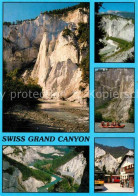 12857487 Flims GR Swiss Grand Canyon Rheinischlucht Rafting Dorfmotiv Flims Dorf - Sonstige & Ohne Zuordnung