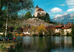 12856089 Werdenberg Mit Schloss Und Alpstein Werdenberg - Autres & Non Classés