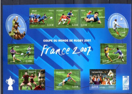 060524   BLOC N°110  COUPE DU MONDE DE RUGBY - Unused Stamps