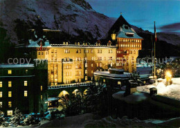 12851447 Moritz GR St Hotel Palace Nachtaufnahme St Moritz - Autres & Non Classés