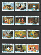 Disney Set St Vincent 1991 The Prince And The Pauper MNH - Disney