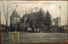 Cp 24 Dordogne, Environs De St-Pardoux La Rivière, Le Château De St-Front, éd Lachenaud, écrite En 1918 - Sonstige & Ohne Zuordnung