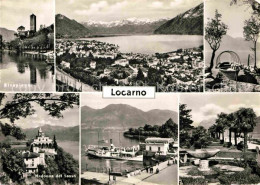 12850499 Locarno Lago Maggiore Rivaplana Fliegeraufnahme Madonna Del Sasso Locar - Other & Unclassified