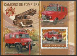 Togo 2010 Mi Block 552 MNH  (ZS5 TGObl552) - Bombero