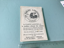 Publicité - Ticket De Pesée - LA FARINE LAROUSSE - Publicités