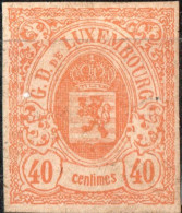 Luxemburg 1859 40 C Fake - 1859-1880 Stemmi