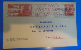ENTIER POSTAL SUR CARTE POSTALE   -   SUISSE - Stamped Stationery